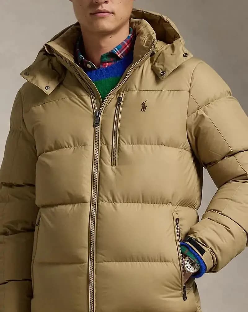 The Gorham Down Jacket RL  Camel Brown