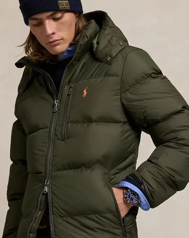 The Gorham Down Jacket RL Olive Green