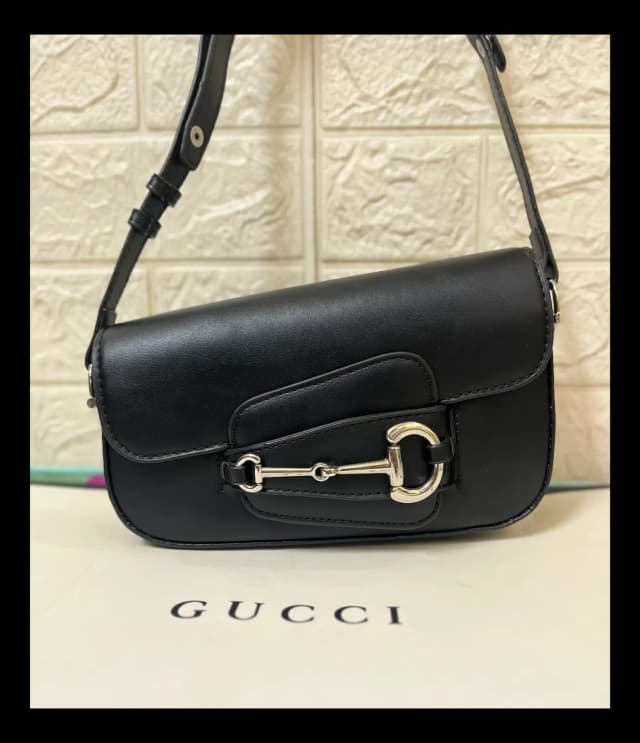 Gucci Horsebit 1955 Monogrammed Small Shoulder Bag