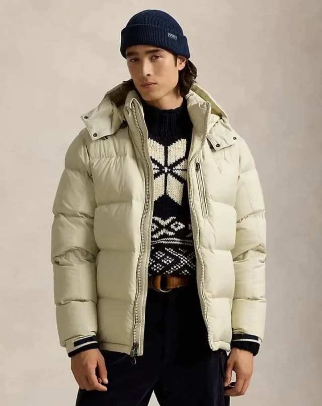 The Gorham Down Jacket RL Basic Sand